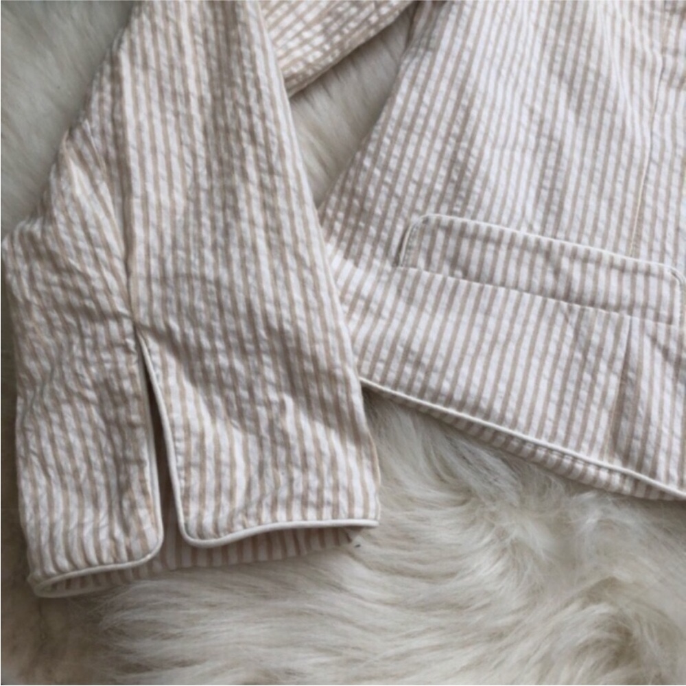 INC International Concepts Striped Blazer - Picture 2 of 4